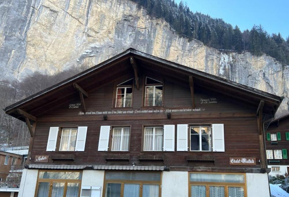 Chalet Maithili Lauterbrunnen -152-Year-Old Majestic Chalet Dış mekan fotoğraf