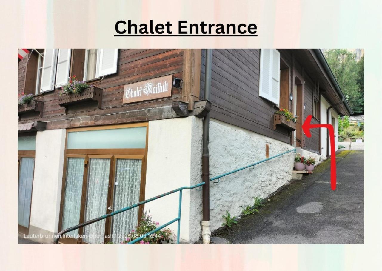 Chalet Maithili Lauterbrunnen -152-Year-Old Majestic Chalet Dış mekan fotoğraf